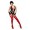 Body lacé à l'avant en latex personnalisable