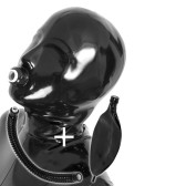 Cagoule latex Bizarre Play respiration- Accessoires BDSM Malins-Plaisirs