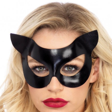 Masque de chat Catwoman en vinyle par Leg Avenue