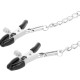 Collier de bondage avec pinces à seins Darkness