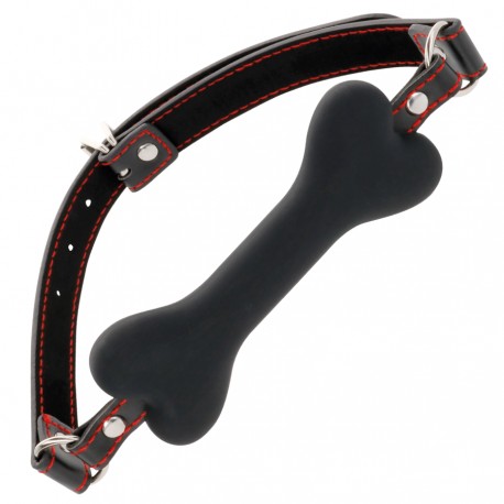 Bâillon mors os noir