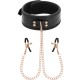 Collier de bondage avec pinces à seins BegMe