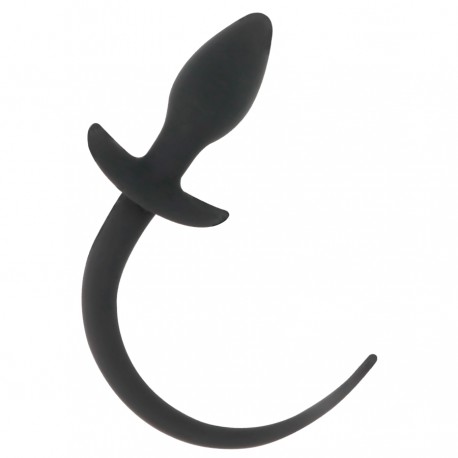Plug anal dog tail silicone
