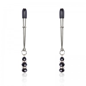 Pinces à tétons avec perles