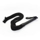 Flogger en cordes noire