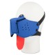 Muselière Pet-Play néoprène bleu - Accessoire BDSM Malins-Plaisirs