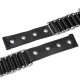 Menottes Hinge Like en acier et similicuir