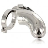 Cage de chasteté tube en acier inox avec cadenas