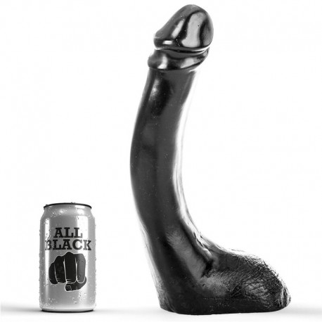Gode géant All Black 29 cm