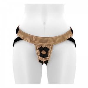 Harnais strap-on Mythology Bronze compatible tous godes