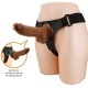Ensemble harnais strap-on universel et gode réaliste à ventouse 21 centimètres Pretty Love