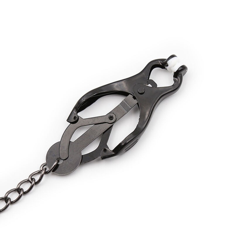 Pince à sein Nipple Clamps avec Chaîne en Métal,SM Bondage Pinces