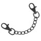 Chaîne d'attache des menottes de poignet fetish submissive noir