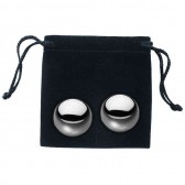 Boules de geisha en acier inox avec sac de rangement