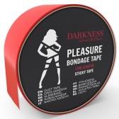 Bondage tape adhésive rouge Darkness