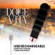 Vibro noir Dolce Vita avec câble de charge USB