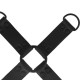 Hogtie croix BDSM pour connecter les menottes - Bondage Malins-Plaisirs