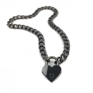 Collier de jour en chaine noire