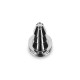 Plug anal acier Advanced Pleasure - Sextoy BDSM Malins-Plaisirs