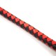 Fouet rouge et noir 190cm