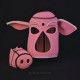 Cagoule de cochon Pet Play en néoprène