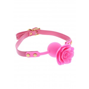 Bâillon fleur rose Malibu DDLG - Accessoires BDSM Malins-Plaisirs