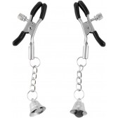 Pinces à seins avec clochettes - Accessoires BDSM Malins-Plaisirs