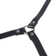 Harnais de corps cuir - Lingerie bondage Malins-Plaisirs - zoom sur les détails
