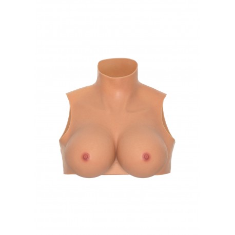 Prothèse courte silicone faux seins - Accessoires Travestis BDSM