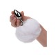 Plug queue de lapin blanche Pet-Play - Boutique BDSM Malins-Plaisirs