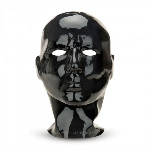 Cagoule en latex moulé noir - Prowler Red