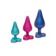 Kit anal training plug cœur - Sextoys BDSM Malins-Plaisirs