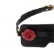 Loup similicuir élégant Wild Rose - Accessoires BDSM Malins-Plaisirs