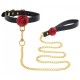 Pack BDSM Wild Rose Addict - Collier et laisse