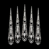 Griffes BDSM argent - Accessoires Sensation Play Malins-Plaisirs