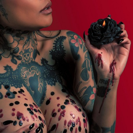 2 bougies basse température fleurs - Wax Play BDSM Malins-Plaisirs