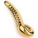 Dildo acier Devil's Tongue Gold - Sextoy BDSM Malins-Plaisirs