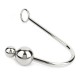 Crochet anal bondage hook acier 2 boules - Sextoy BDSM Malins-Plaisirs