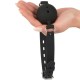 Bâillon avec grosse boule silicone noir -Accessoires BDSM
