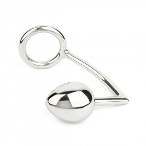 Cockring avec plug anal 45 mm Hitch - Boutique BDSM
