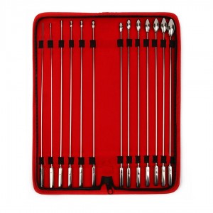Kit de Sondes d'Urètre Rosebud – 13 Tiges en Acier BDSM Medical