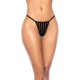 Nuisette rayures et dentelle - Lingerie soumise Malins-Plaisirs