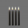 Bougies Wax Play Noir x4