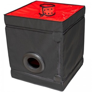 Cabine Bukkake Rouge et Noir - Secret Dome