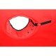 Cabine Bukkake Rouge et Noir - Avec zip pour un passage facile de la tête