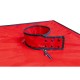 Cabine Bukkake Rouge et Noir - Collier ajustable pour limiter les mouvements