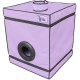 Cabine Bukkake Violet et Noir - Secret Dome
