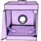 Cabine Bukkake Violet et Noir - Kit complet facile et rapide à installer