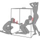Kink Club Scandale Noir et Rouge - Multipliez les séances et variez vos jeux à volonté