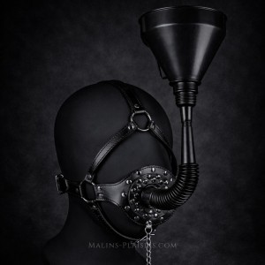 Harnais Bâillon avec Entonnoir - Ouch!